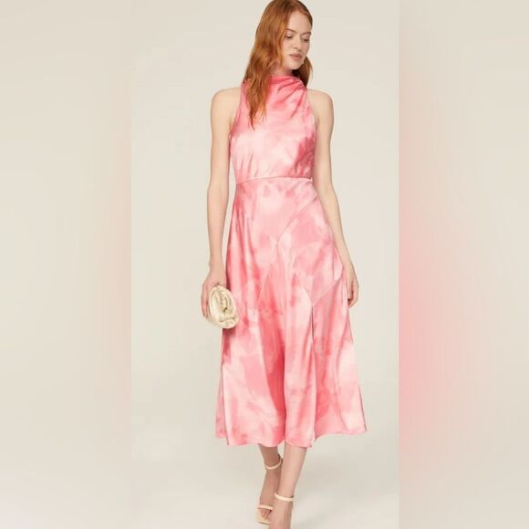 Ted Baker Foreste Halter Dress Size 4 - Picture 1 of 8